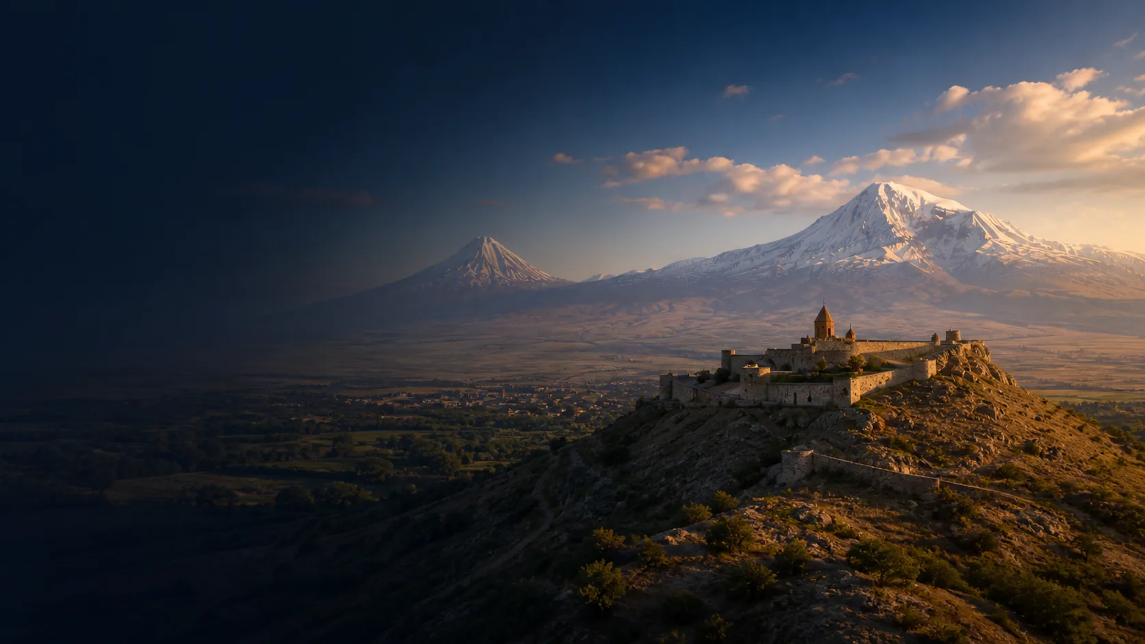 Mount Ararat and Khor Virap